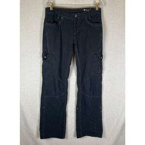 Kuhl Womens Size 8 Vintage Patina Dye Cargo Convertible Pants Hiking Outdoors